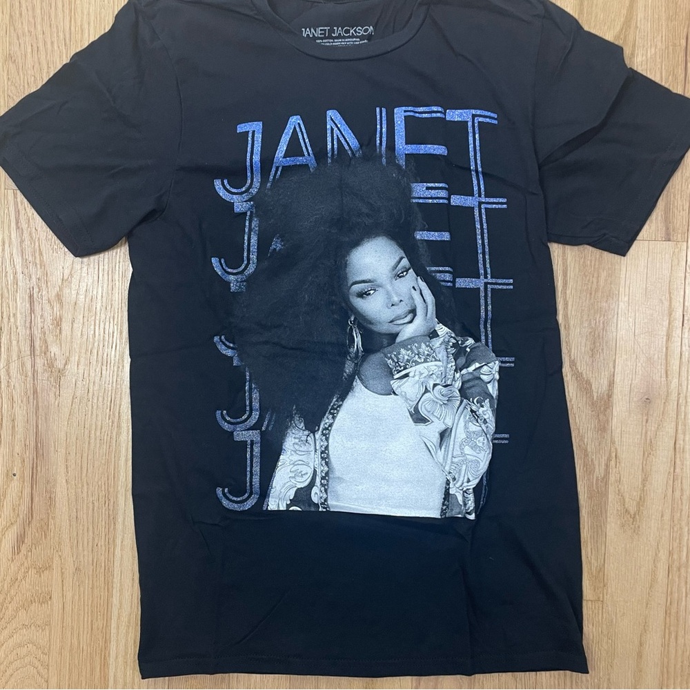 Janet Jackson T-Shirt Small Together Again Tour Tee Music R&B Pop Concert Singer